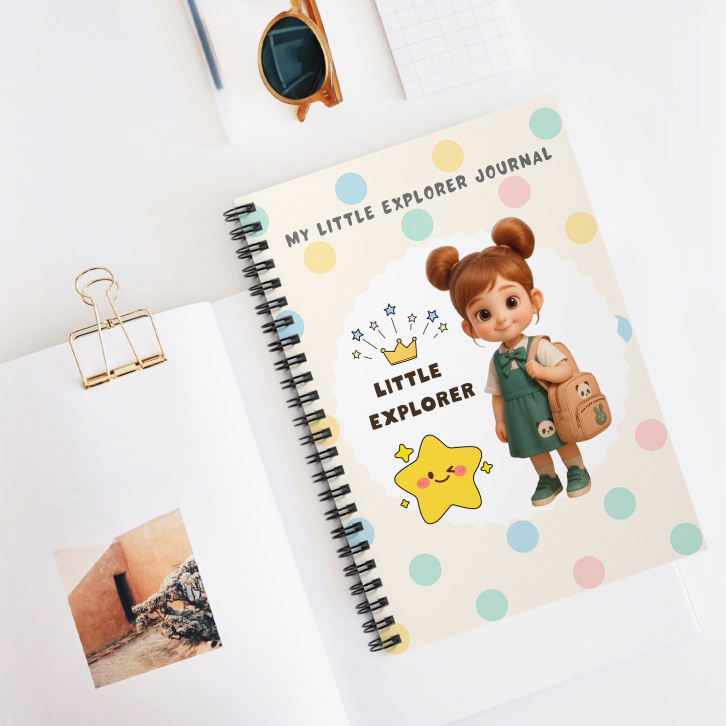 Kid's Adventure Journal - Ruled Line Spirited Learning Notebook