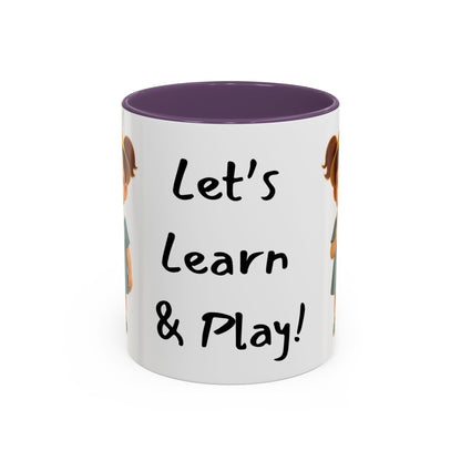Playful Kids' Mug – Cute Children's Ceramic Cup, Dishwasher & Microwave Safe, Perfect Gift for Teachers, Birthdays, Educational Fun