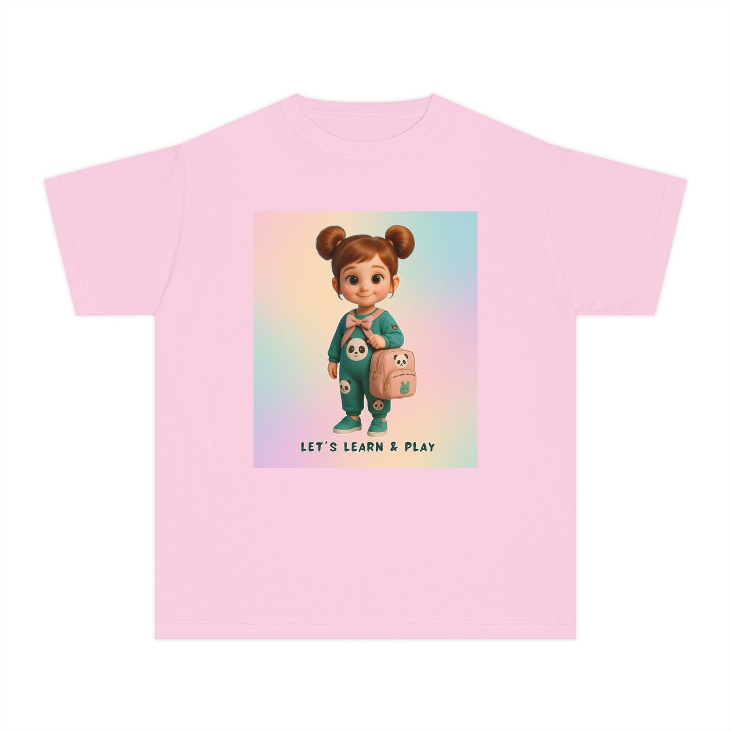 Playful Youth Tee - Let's Learn & Play! Shirt for Kids, Back to School Gift, Fun Learning Tees, Summer Playwear, Toddler Gifts