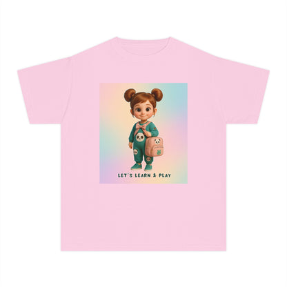 Playful Youth Tee - Let's Learn & Play! Shirt for Kids, Back to School Gift, Fun Learning Tees, Summer Playwear, Toddler Gifts