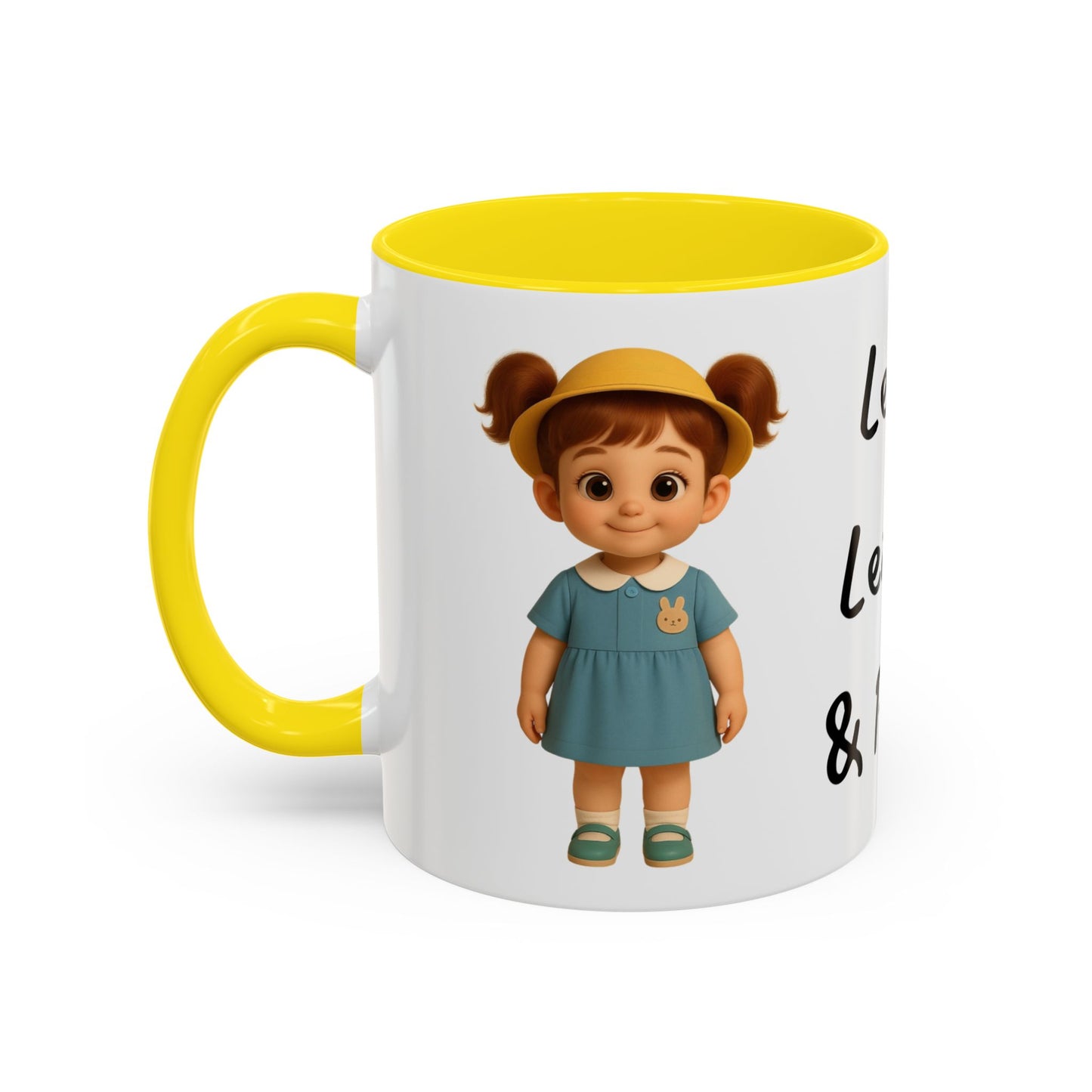 Playful Kids' Mug – Cute Children's Ceramic Cup, Dishwasher & Microwave Safe, Perfect Gift for Teachers, Birthdays, Educational Fun