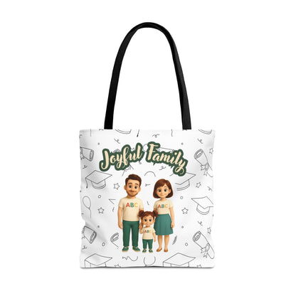 Joyful Family Tote Bag – Stylish, Durable & Customizable Gift