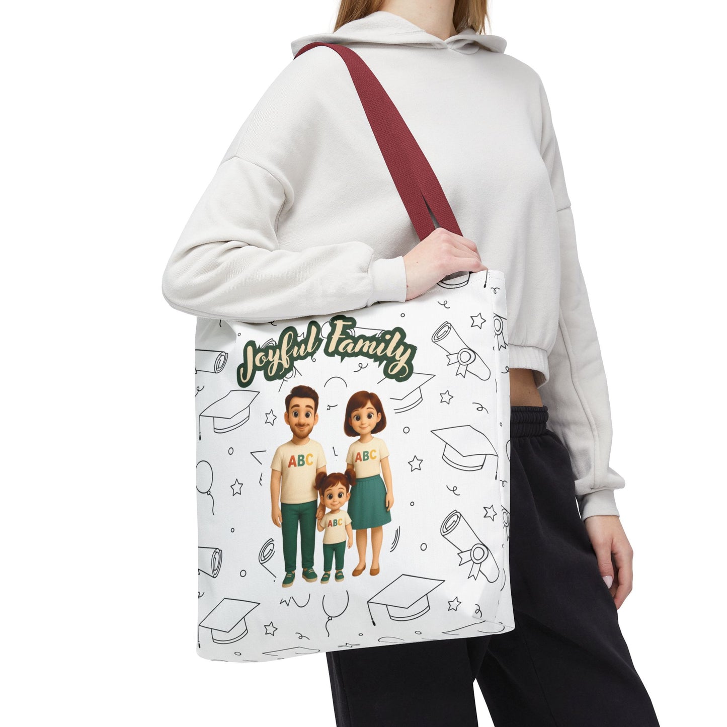 Joyful Family Tote Bag – Stylish, Durable & Customizable Gift