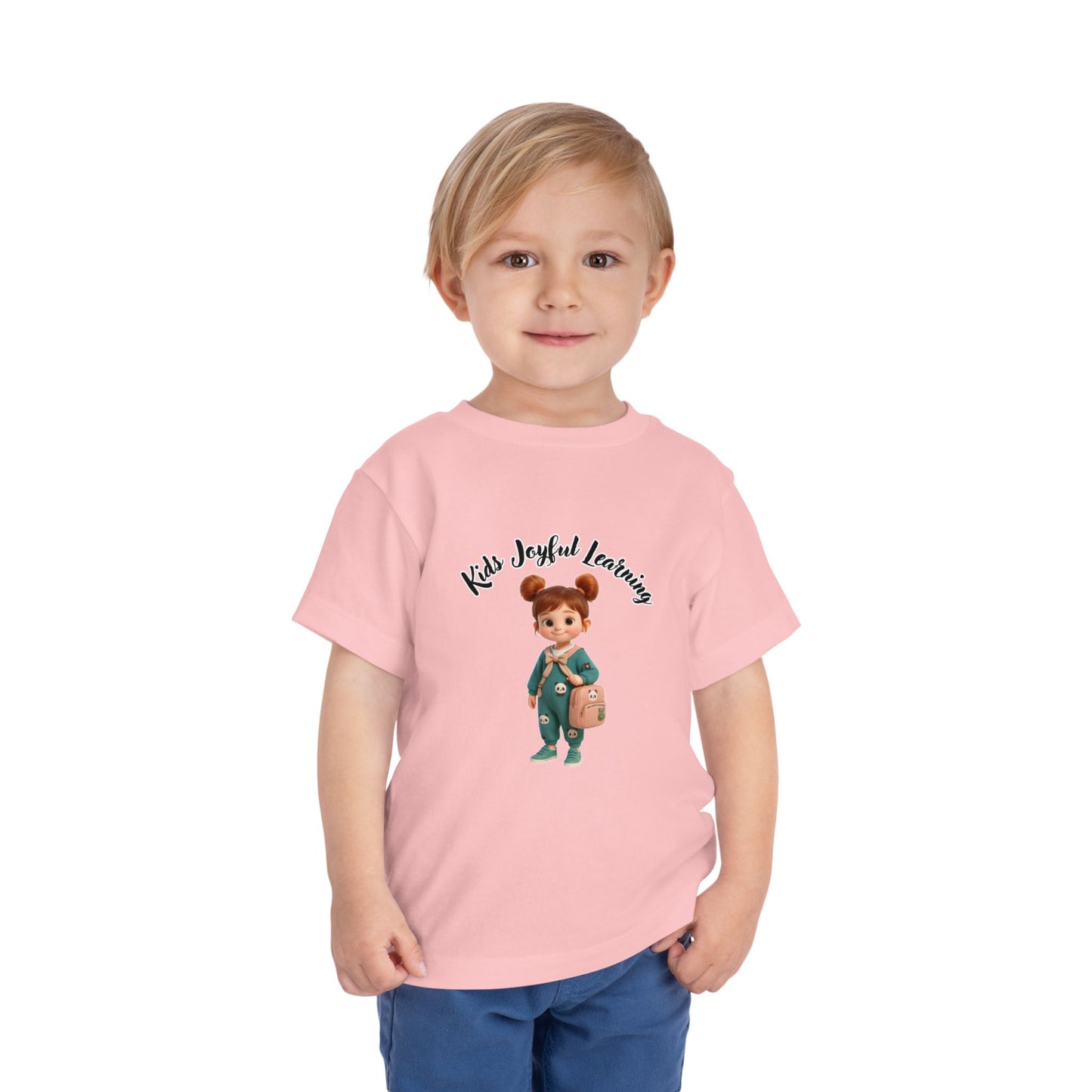 Kids’ Joyful Learning Tee – Toddler Short Sleeve Shirt | Back to School, Educational Gift, Cute Kids T-Shirt