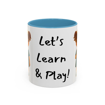 Playful Kids' Mug – Cute Children's Ceramic Cup, Dishwasher & Microwave Safe, Perfect Gift for Teachers, Birthdays, Educational Fun