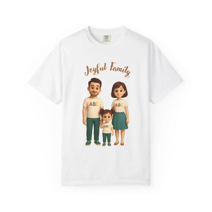 Mom’s Joyful Family Matching T-Shirt – Women’s Casual Tee, Mother’s Day Gift, Family Outfit