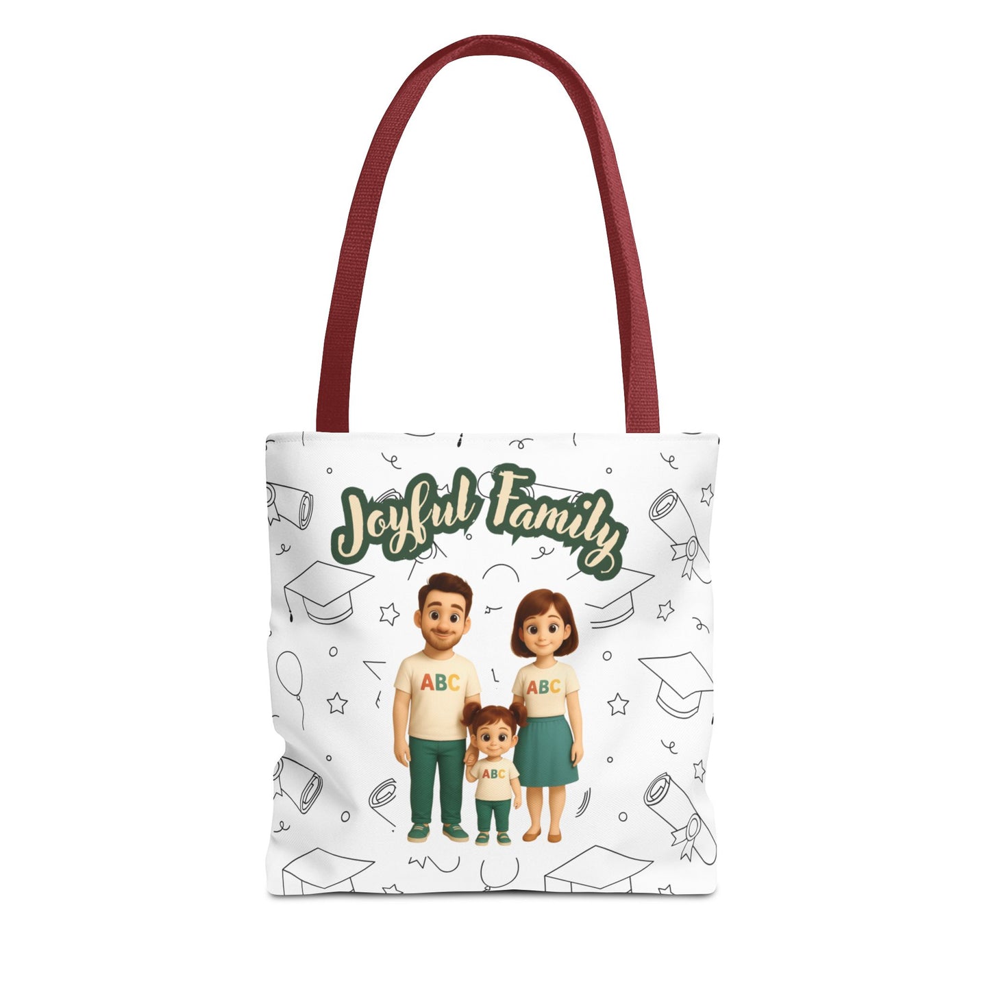 Joyful Family Tote Bag – Stylish, Durable & Customizable Gift