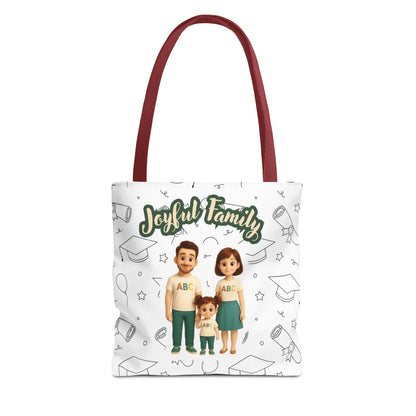 Joyful Family Tote Bag – Stylish, Durable & Customizable Gift