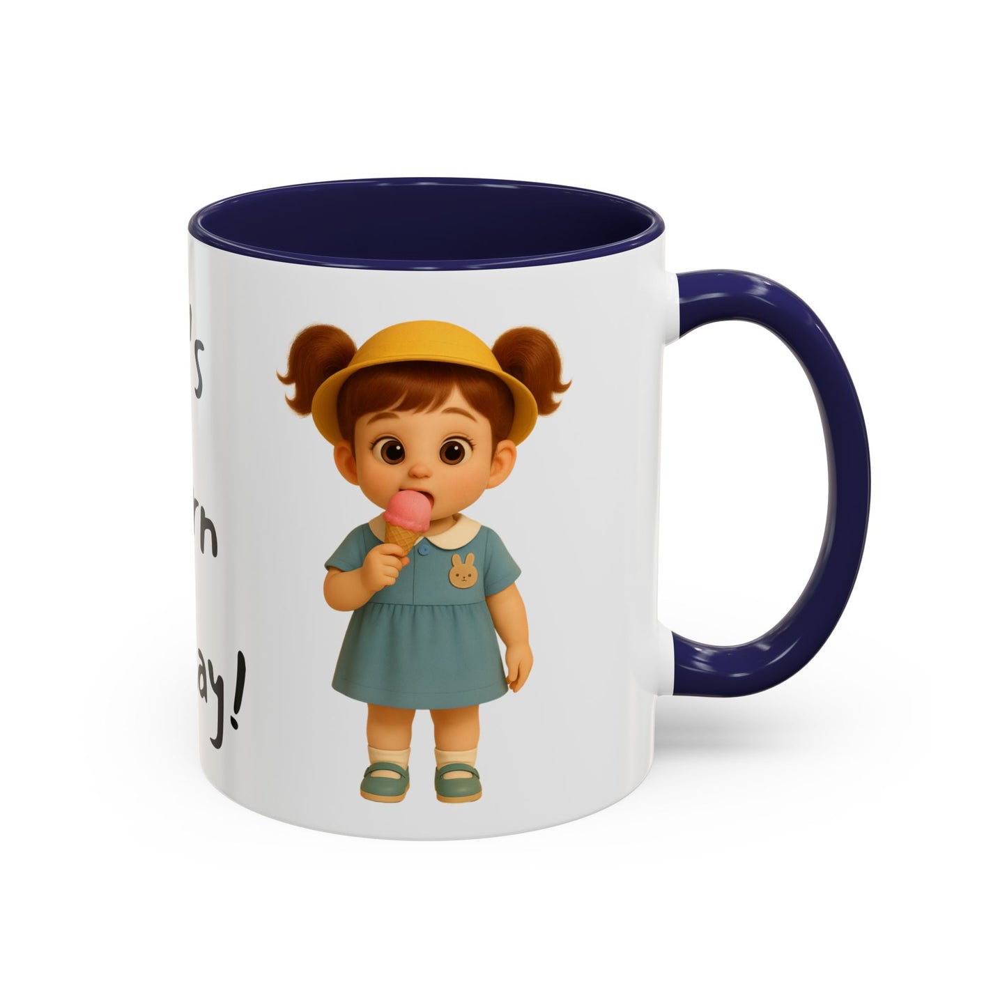 Playful Kids' Mug – Cute Children's Ceramic Cup, Dishwasher & Microwave Safe, Perfect Gift for Teachers, Birthdays, Educational Fun