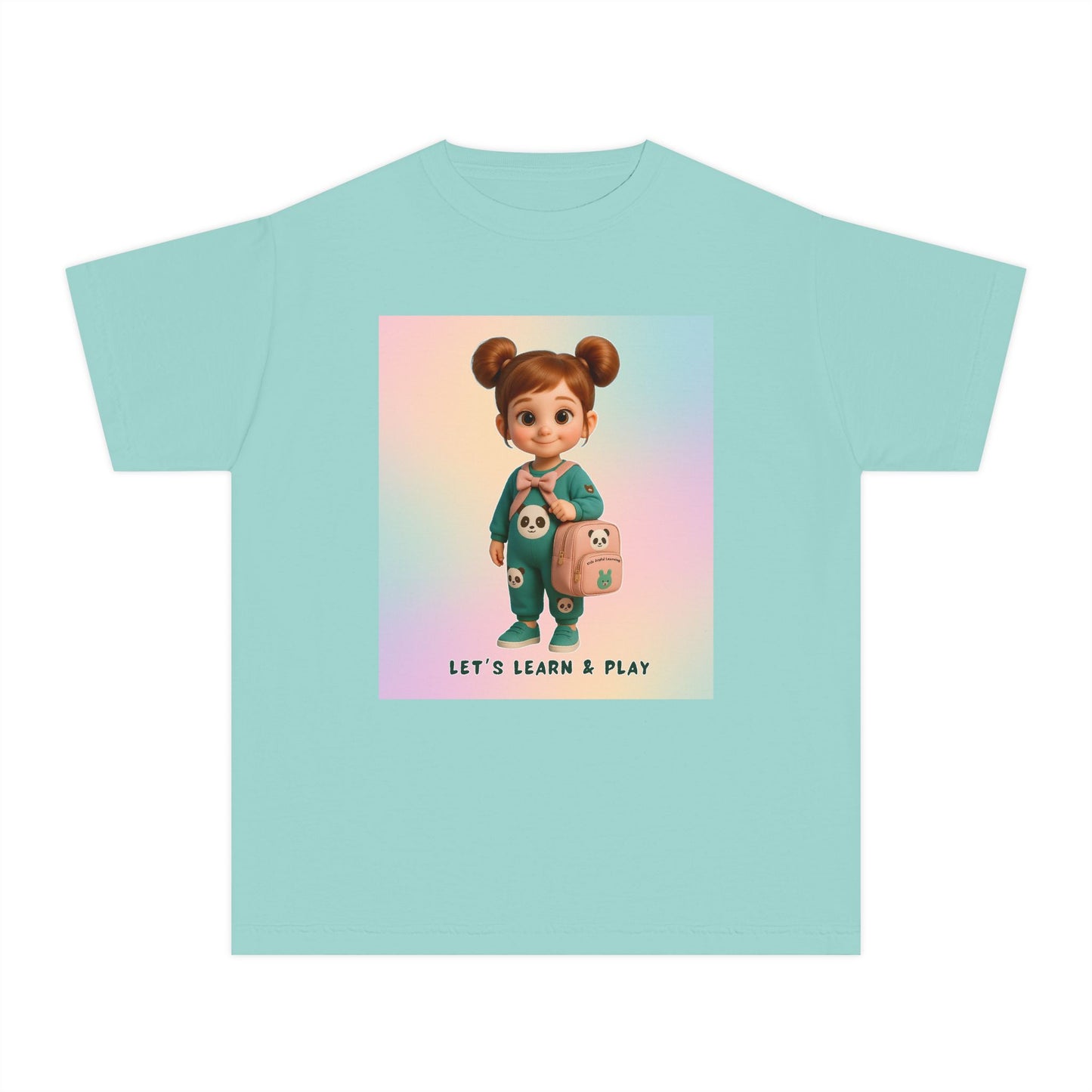 Playful Youth Tee - Let's Learn & Play! Shirt for Kids, Back to School Gift, Fun Learning Tees, Summer Playwear, Toddler Gifts