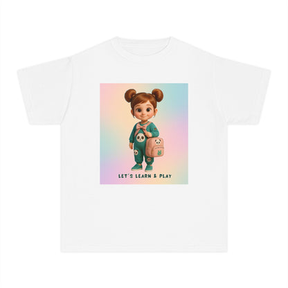 Playful Youth Tee - Let's Learn & Play! Shirt for Kids, Back to School Gift, Fun Learning Tees, Summer Playwear, Toddler Gifts