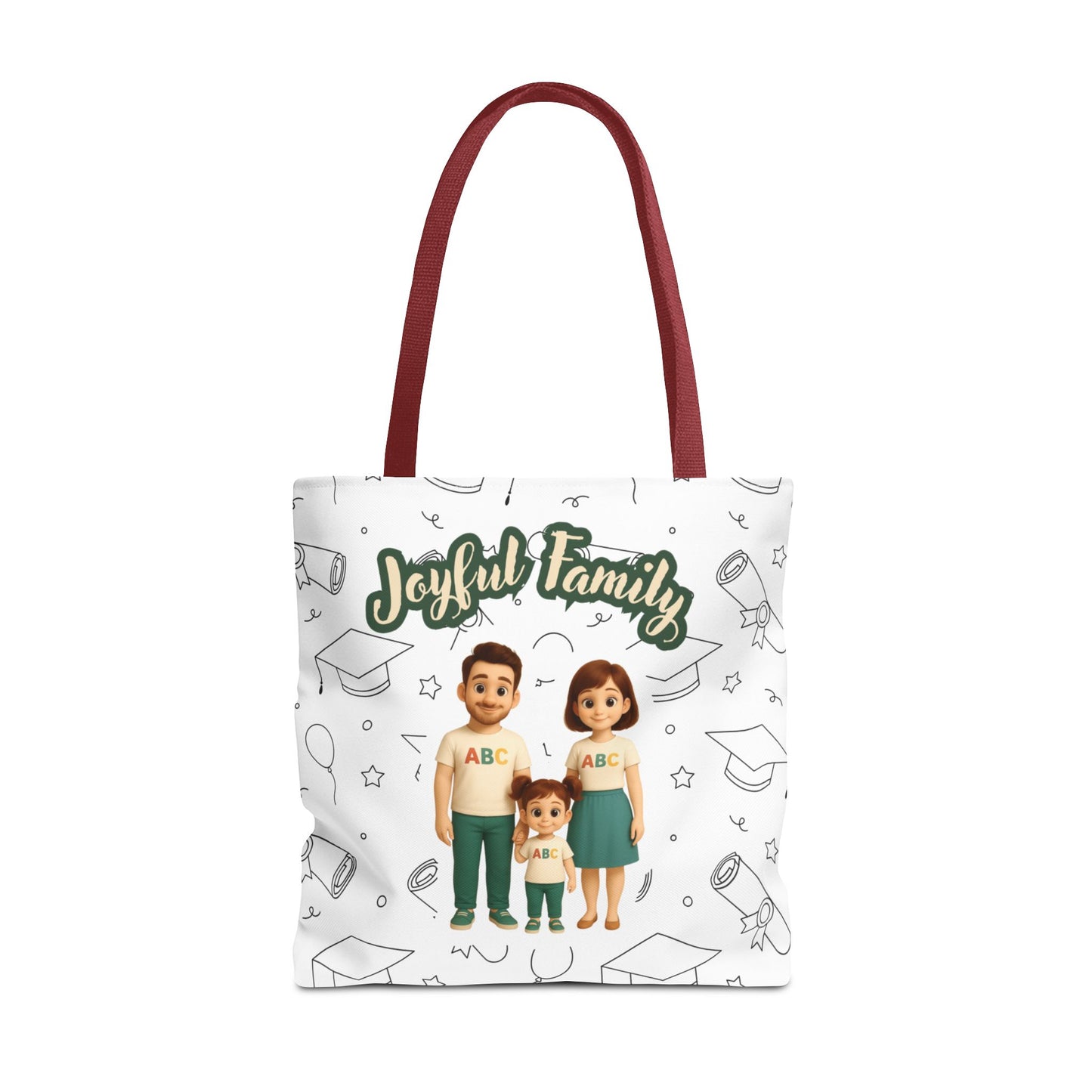 Joyful Family Tote Bag – Stylish, Durable & Customizable Gift