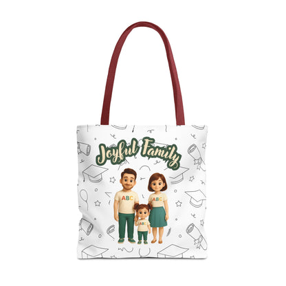 Joyful Family Tote Bag – Stylish, Durable & Customizable Gift