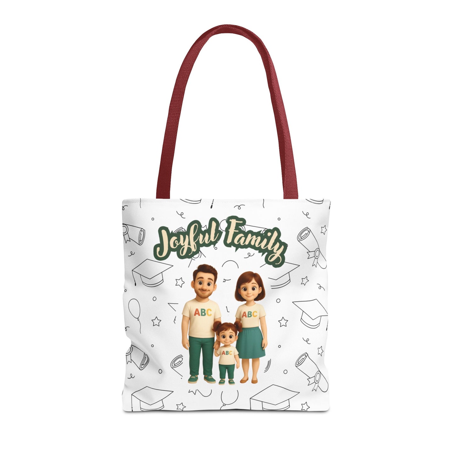Joyful Family Tote Bag – Stylish, Durable & Customizable Gift
