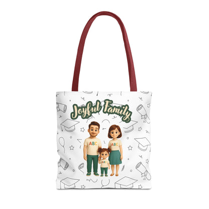 Joyful Family Tote Bag – Stylish, Durable & Customizable Gift