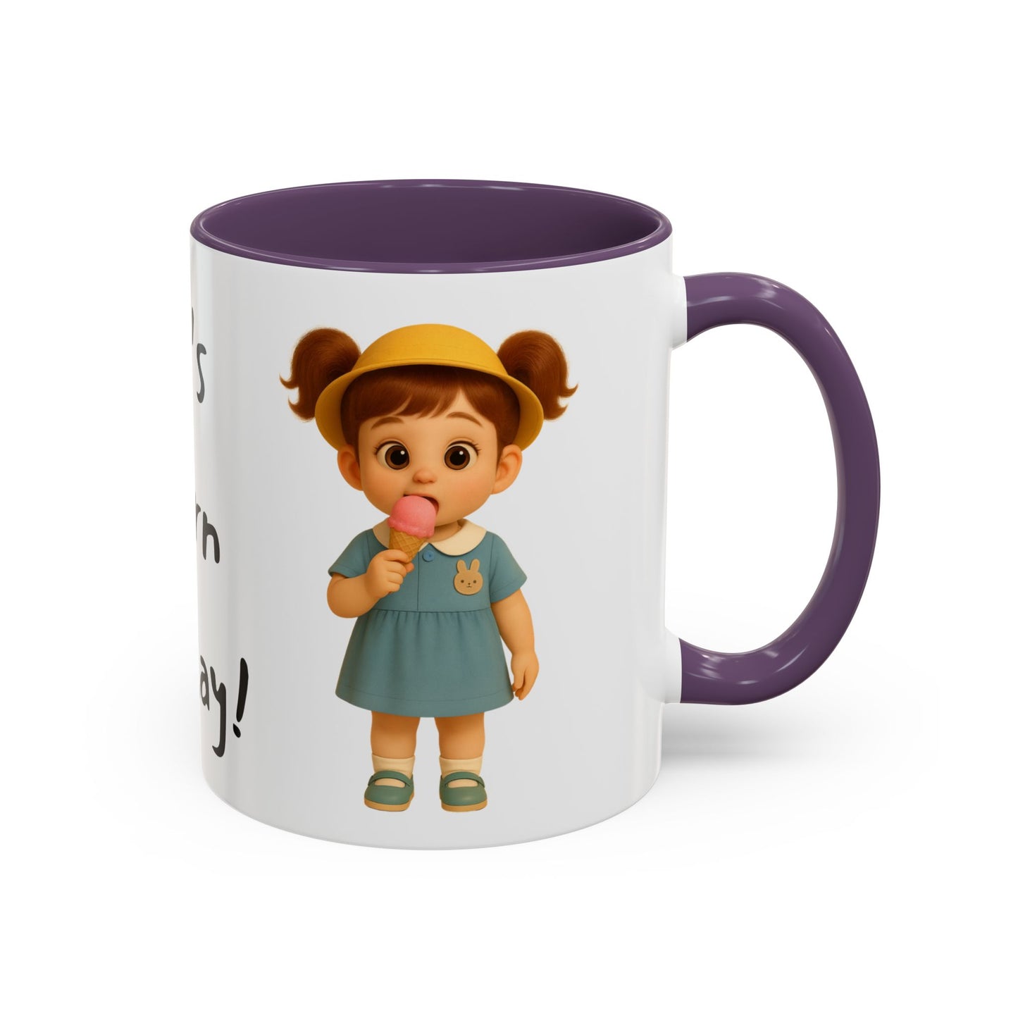Playful Kids' Mug – Cute Children's Ceramic Cup, Dishwasher & Microwave Safe, Perfect Gift for Teachers, Birthdays, Educational Fun
