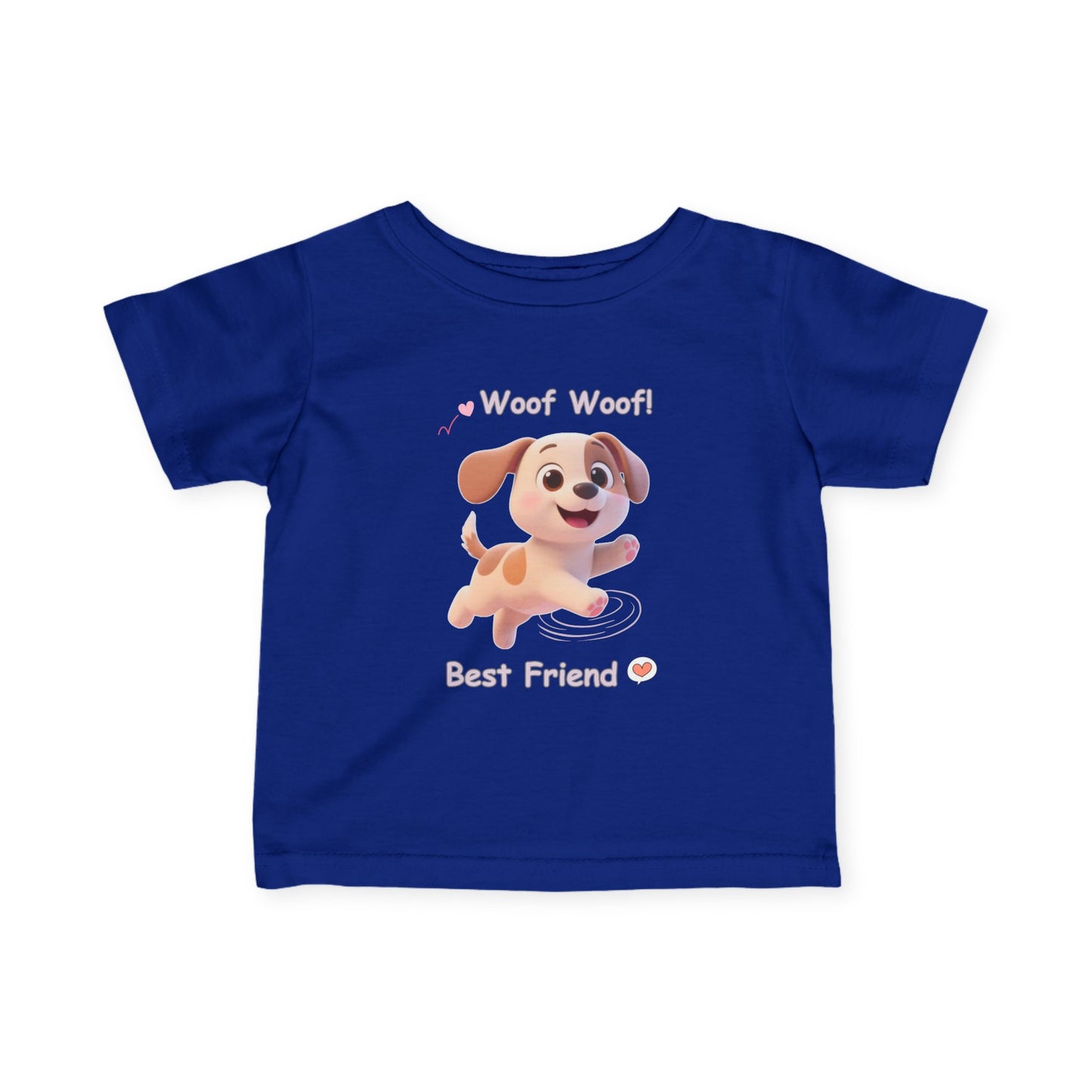 Cute Puppy Infant Tee – Baby Dog T-Shirt, Soft Jersey, Toddler Gift