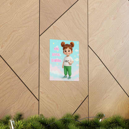 Kids Vertical Poster - Joyful Learning Educational