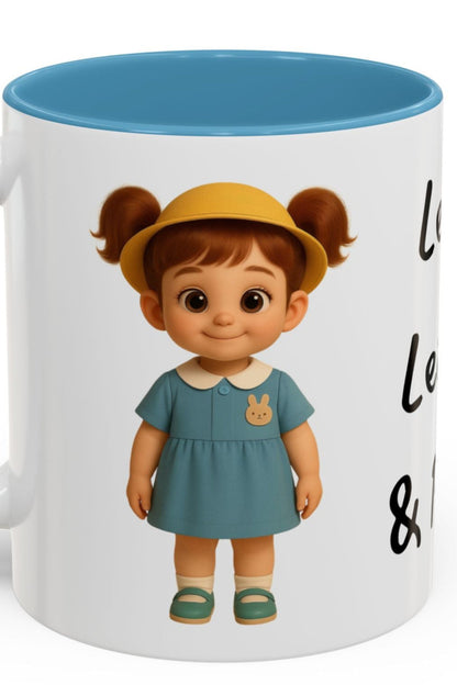 Playful Kids' Mug – Cute Children's Ceramic Cup, Dishwasher & Microwave Safe, Perfect Gift for Teachers, Birthdays, Educational Fun
