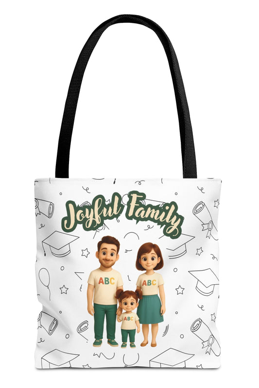 Joyful Family Tote Bag – Stylish, Durable & Customizable Gift
