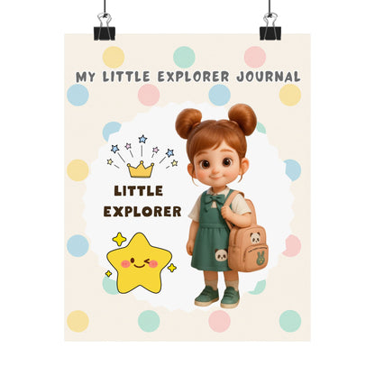 Children's Adventure Poster | Little Explorer