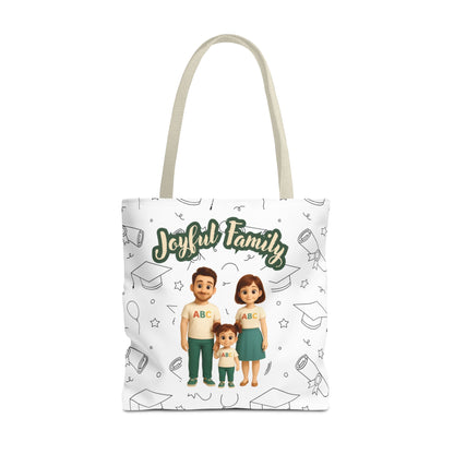 Joyful Family Tote Bag – Stylish, Durable & Customizable Gift