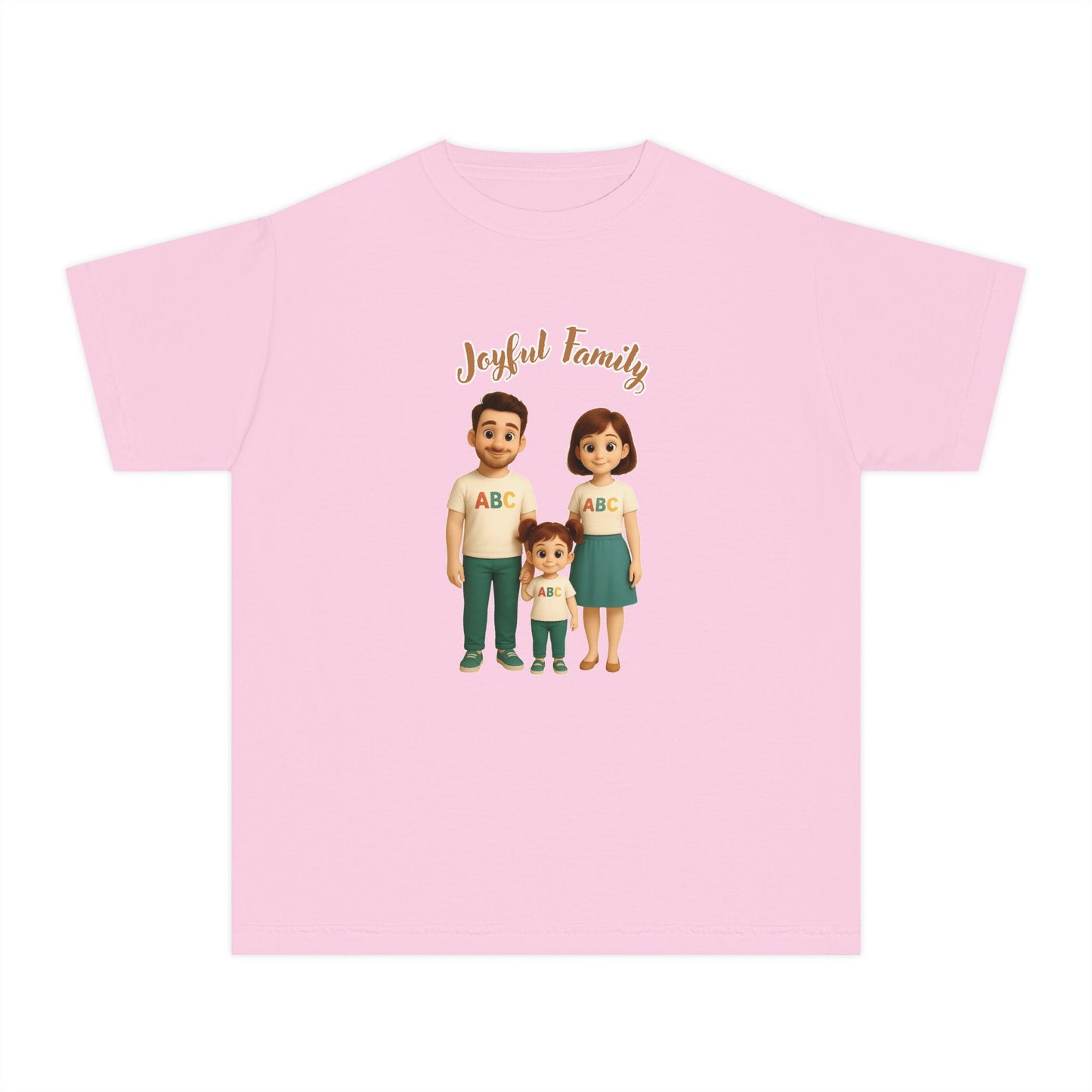 Kids’ Joyful Family Matching T-Shirt – Cute Outfit for Boys & Girls, Gift for Kids