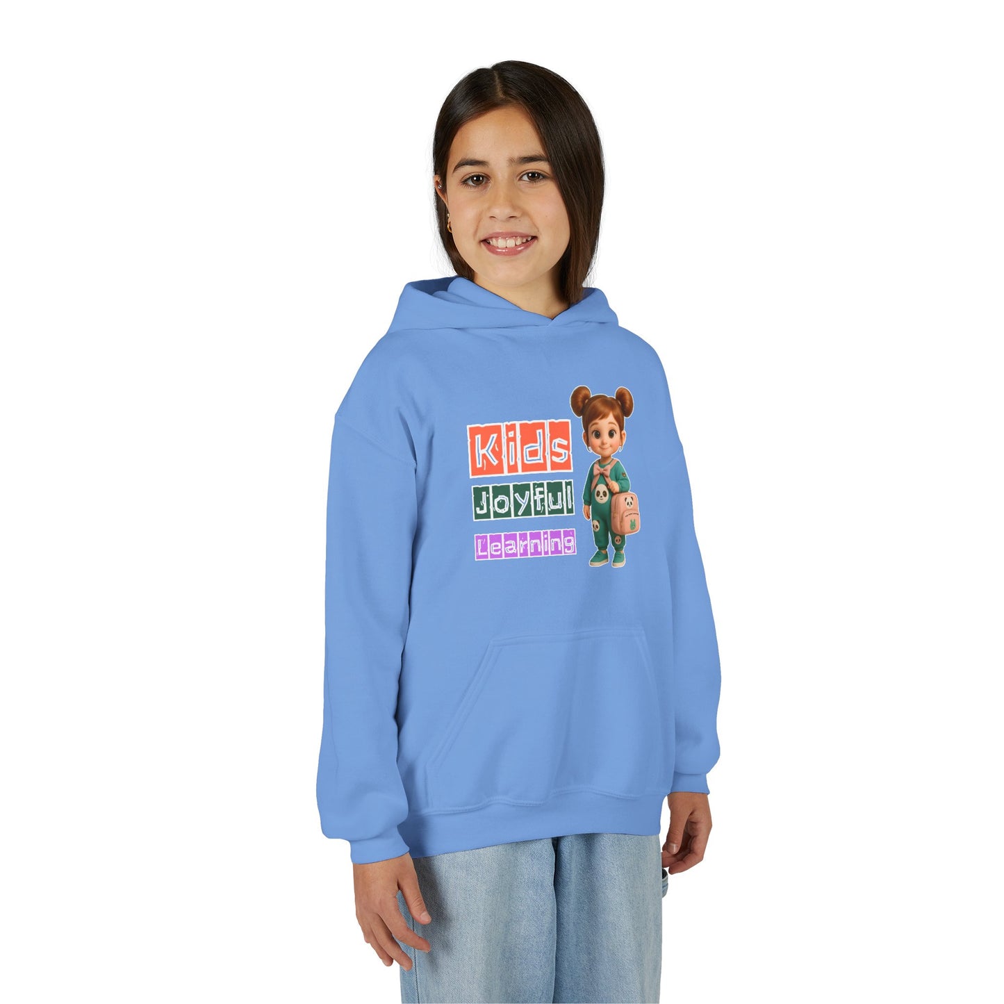 Kids Joyful Learning Hoodie – Youth Pullover Sweatshirt, Fun Graphic Hoodie for Kids, School & Play Outfit, Gift for Students