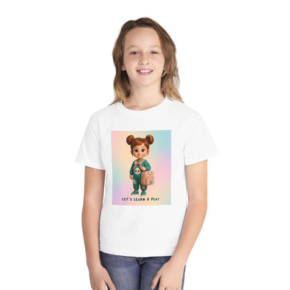 Playful Youth Tee - Let's Learn & Play! Shirt for Kids, Back to School Gift, Fun Learning Tees, Summer Playwear, Toddler Gifts