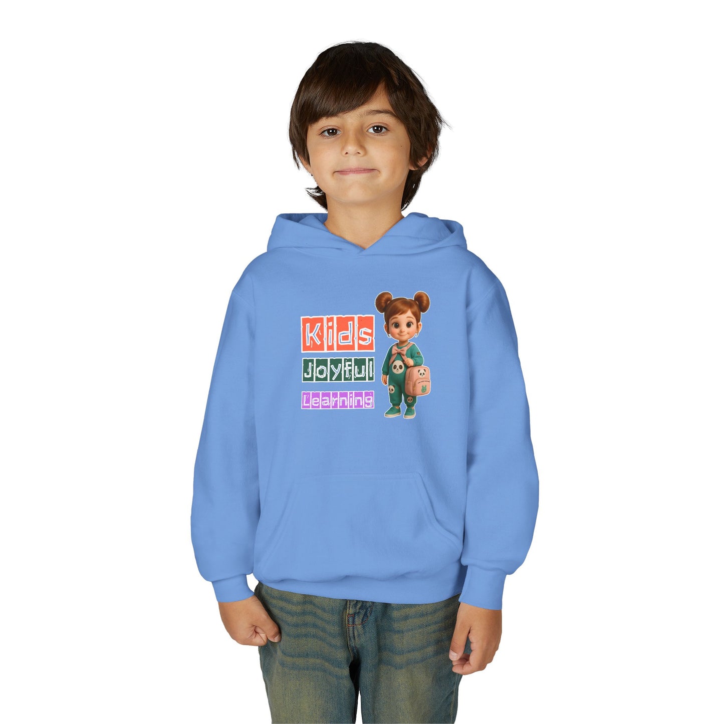 Kids Joyful Learning Hoodie – Youth Pullover Sweatshirt, Fun Graphic Hoodie for Kids, School & Play Outfit, Gift for Students