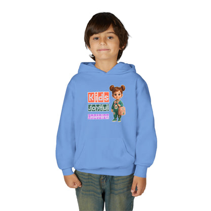 Kids Joyful Learning Hoodie – Youth Pullover Sweatshirt, Fun Graphic Hoodie for Kids, School & Play Outfit, Gift for Students