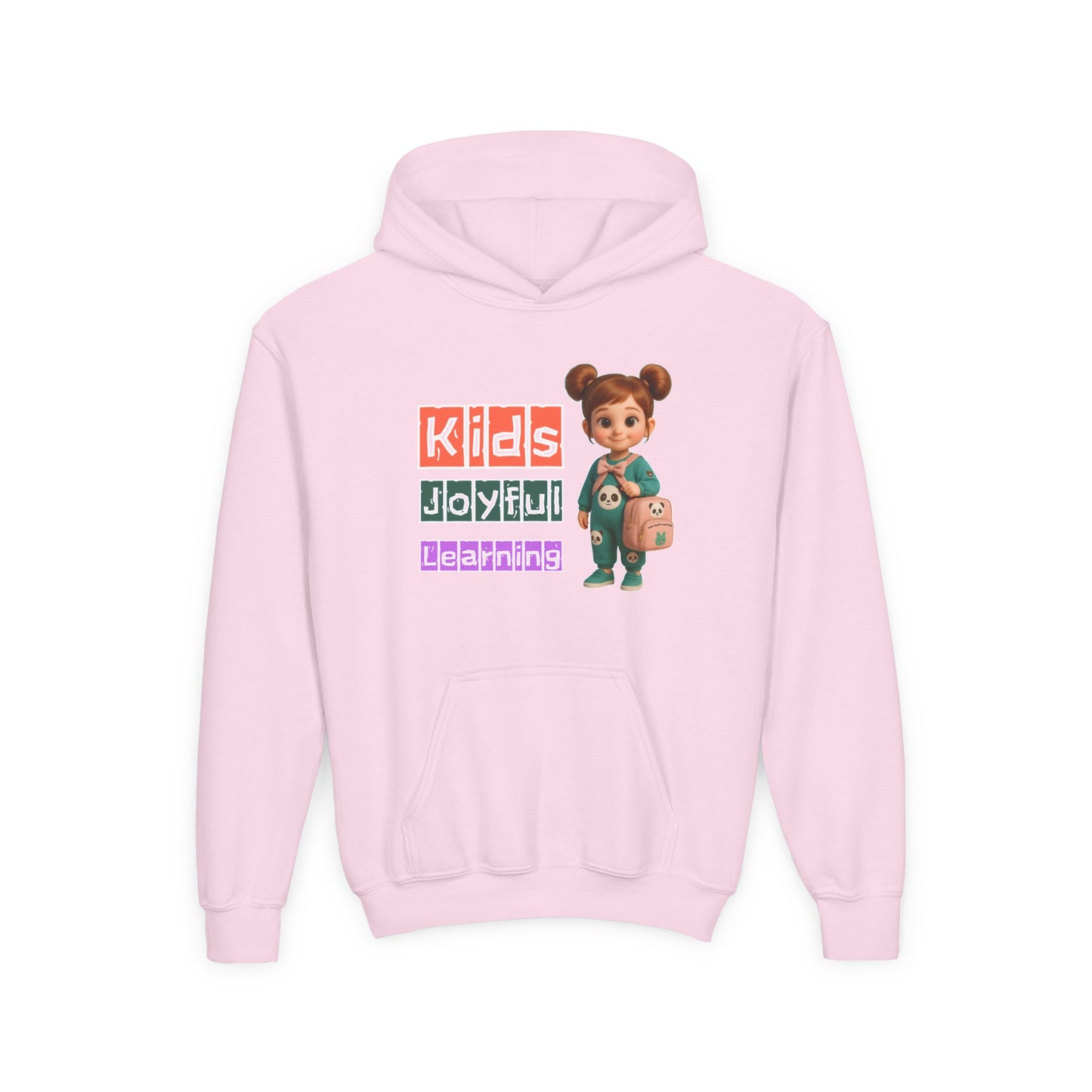 Kids Joyful Learning Hoodie – Youth Pullover Sweatshirt, Fun Graphic Hoodie for Kids, School & Play Outfit, Gift for Students