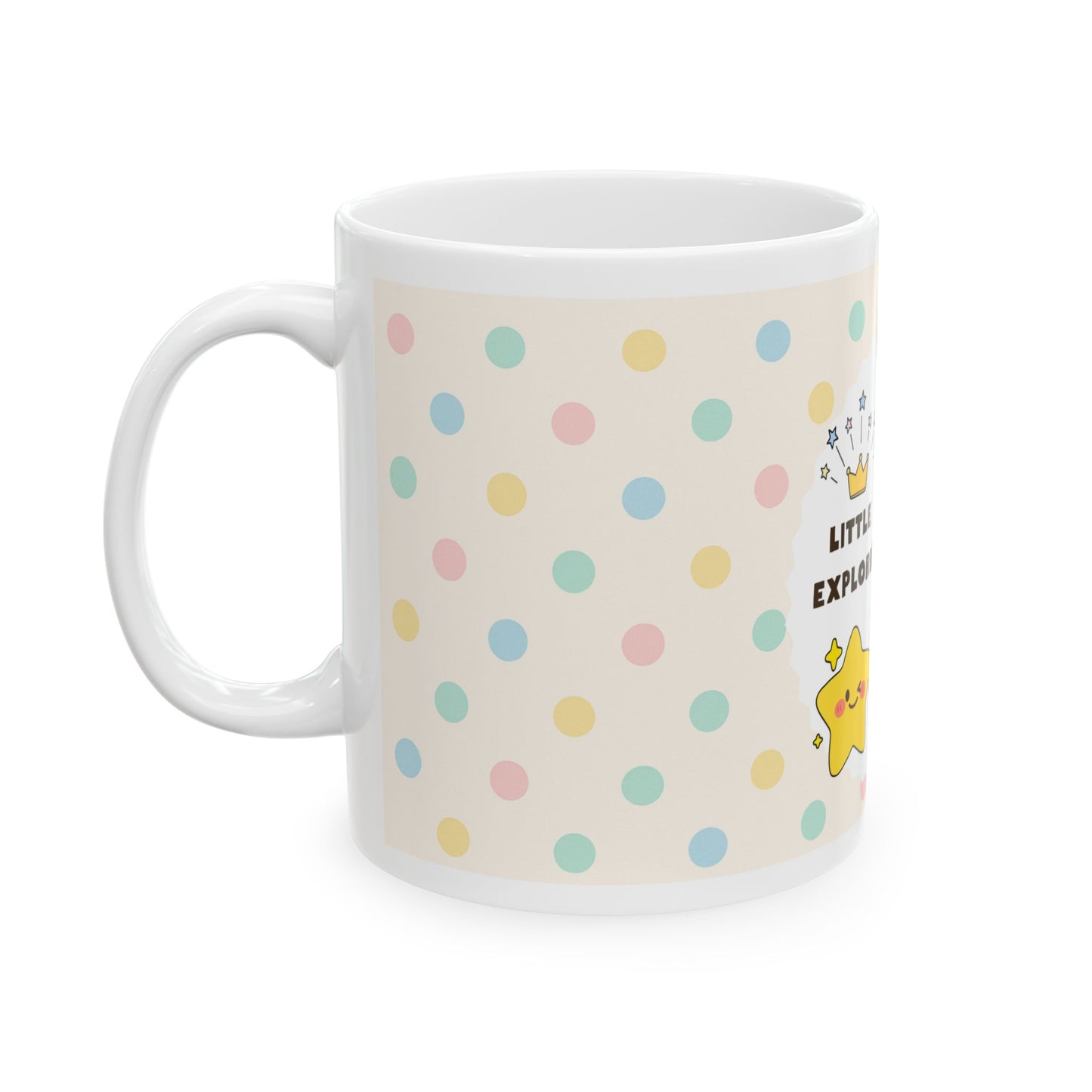 Kids Ceramic Mug - Little Explorer Character Design | Fun Gift Idea for Birthdays and Playdates