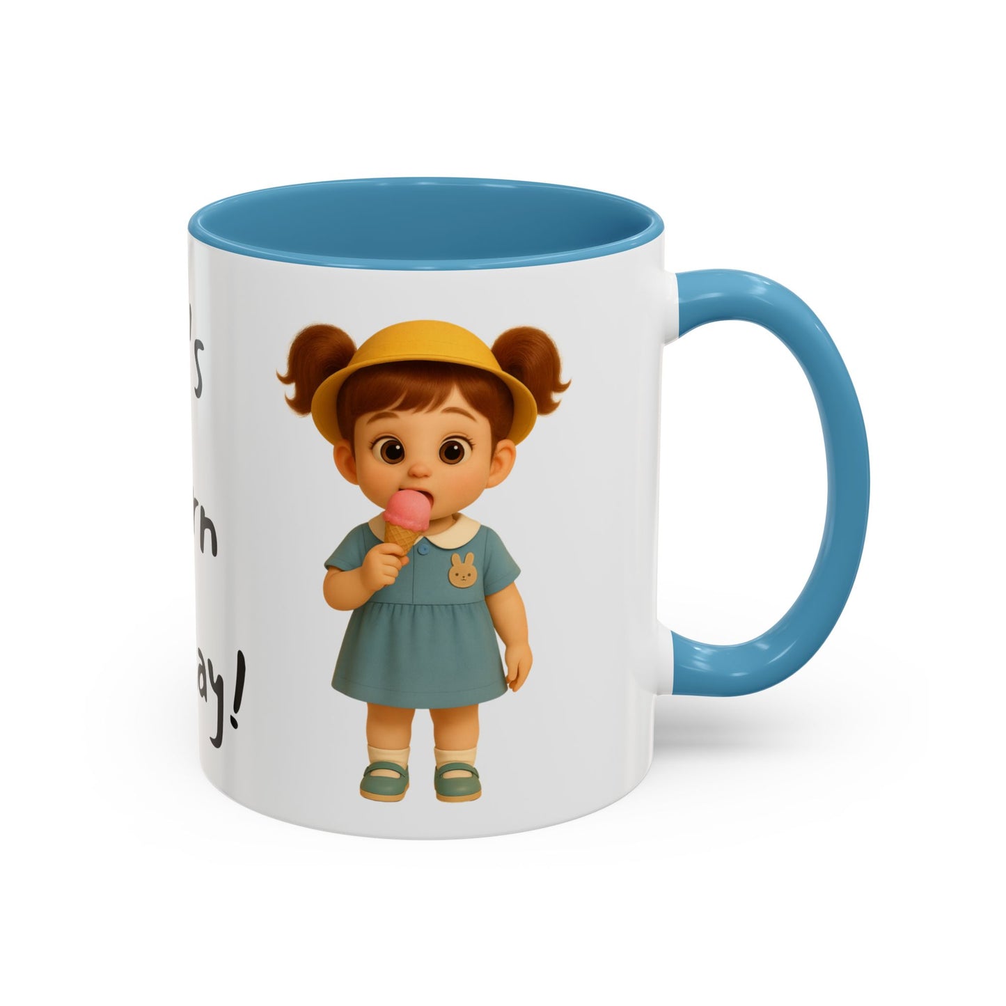 Playful Kids' Mug – Cute Children's Ceramic Cup, Dishwasher & Microwave Safe, Perfect Gift for Teachers, Birthdays, Educational Fun