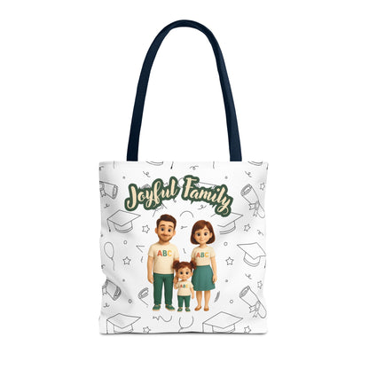 Joyful Family Tote Bag – Stylish, Durable & Customizable Gift