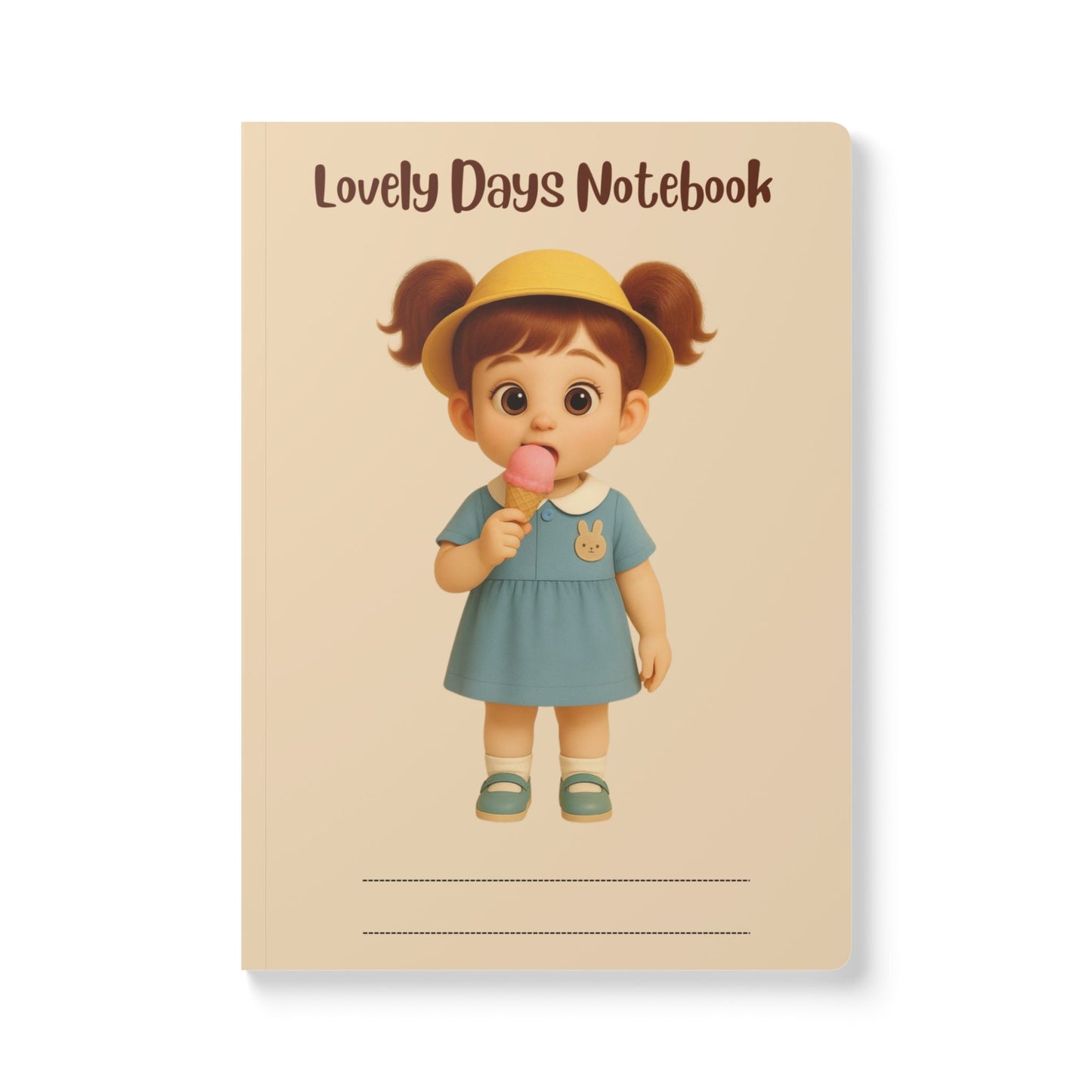 Cute Kids Journal – Adorable Softcover Notebook for Kids, School, Creative Writing, Lovely Days Gift