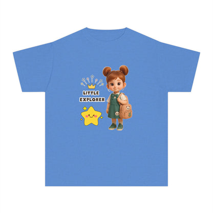 Youth Little Explorer T-Shirt | Kids Adventure Tee | Toddler Travel Shirt | Cute Graphic Children’s Clothing Gift