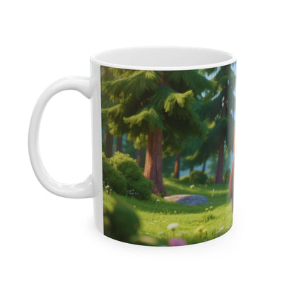Good Morning Bear Ceramic Mug – Cute Forest Coffee & Tea Cup Gift