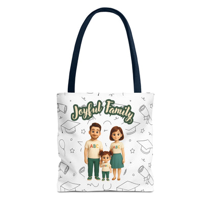 Joyful Family Tote Bag – Stylish, Durable & Customizable Gift