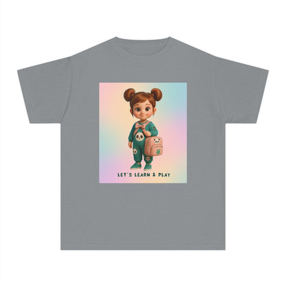 Playful Youth Tee - Let's Learn & Play! Shirt for Kids, Back to School Gift, Fun Learning Tees, Summer Playwear, Toddler Gifts