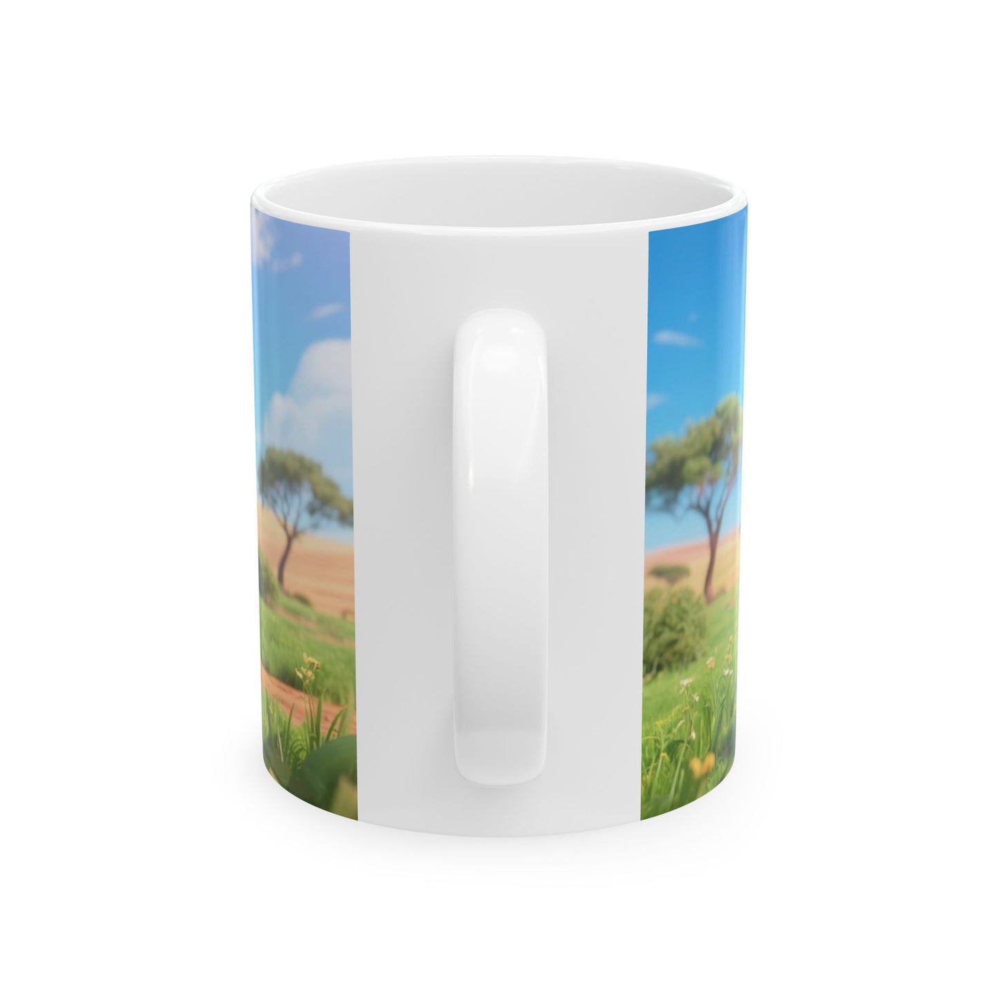Majestic Lion Ceramic Mug – Colorful Safari Coffee & Tea Cup Gift