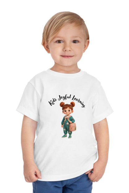 Kids’ Joyful Learning Tee – Toddler Short Sleeve Shirt | Back to School, Educational Gift, Cute Kids T-Shirt