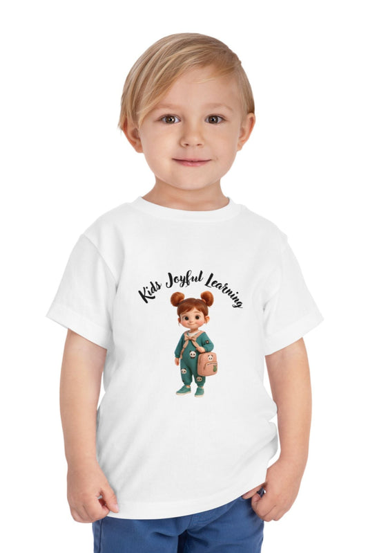 Kids’ Joyful Learning Tee – Toddler Short Sleeve Shirt | Back to School, Educational Gift, Cute Kids T-Shirt