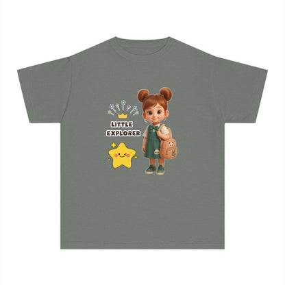 Youth Little Explorer T-Shirt | Kids Adventure Tee | Toddler Travel Shirt | Cute Graphic Children’s Clothing Gift