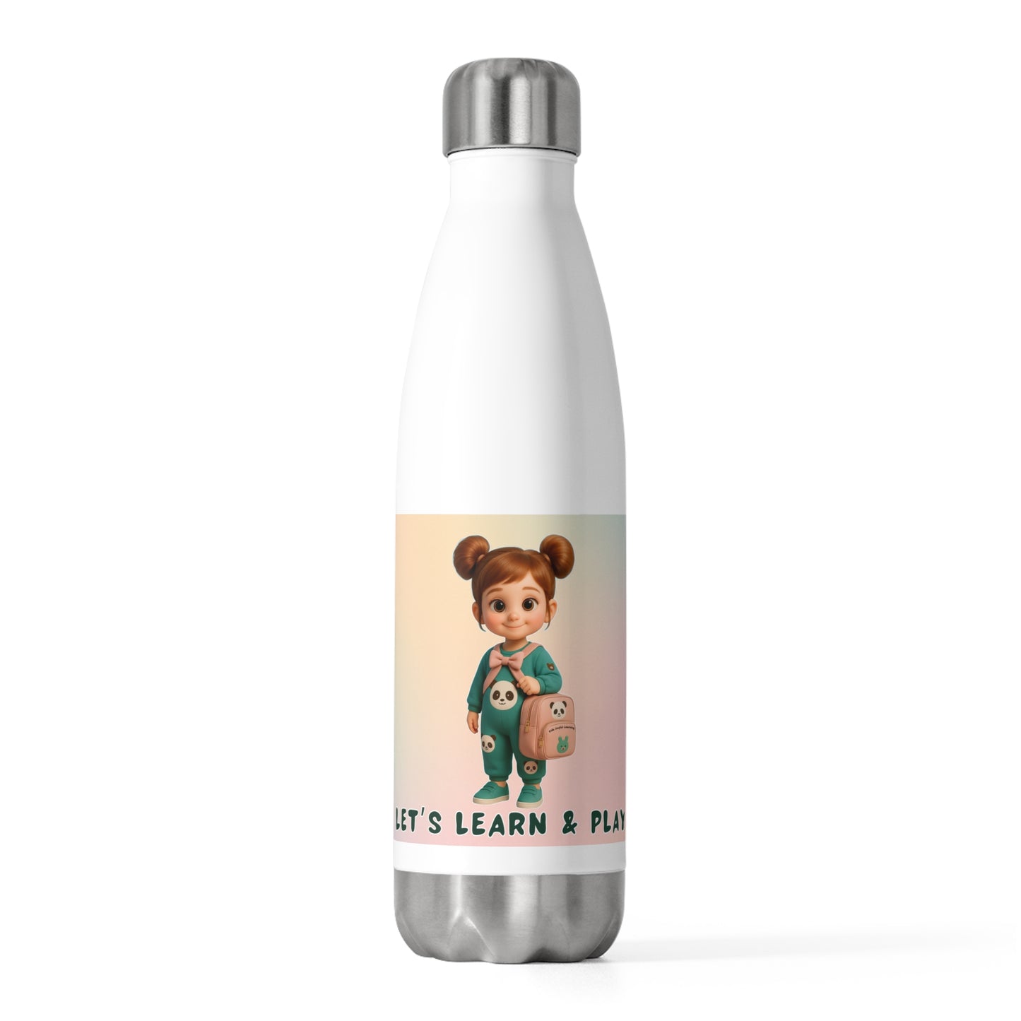 Playful Kids Insulated Water Bottle – Stainless Steel, Eco-Friendly