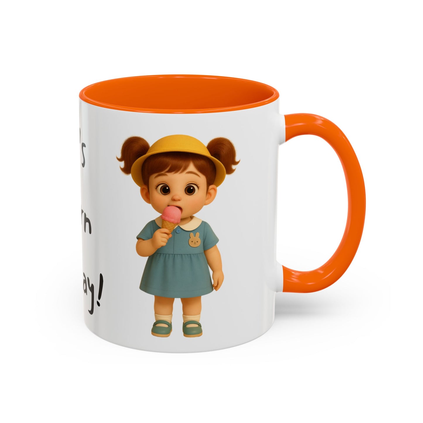 Playful Kids' Mug – Cute Children's Ceramic Cup, Dishwasher & Microwave Safe, Perfect Gift for Teachers, Birthdays, Educational Fun