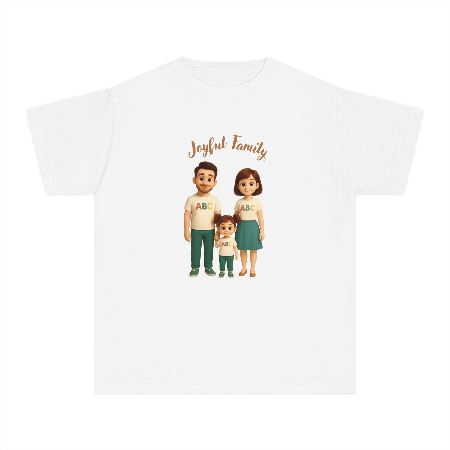 Kids’ Joyful Family Matching T-Shirt – Cute Outfit for Boys & Girls, Gift for Kids