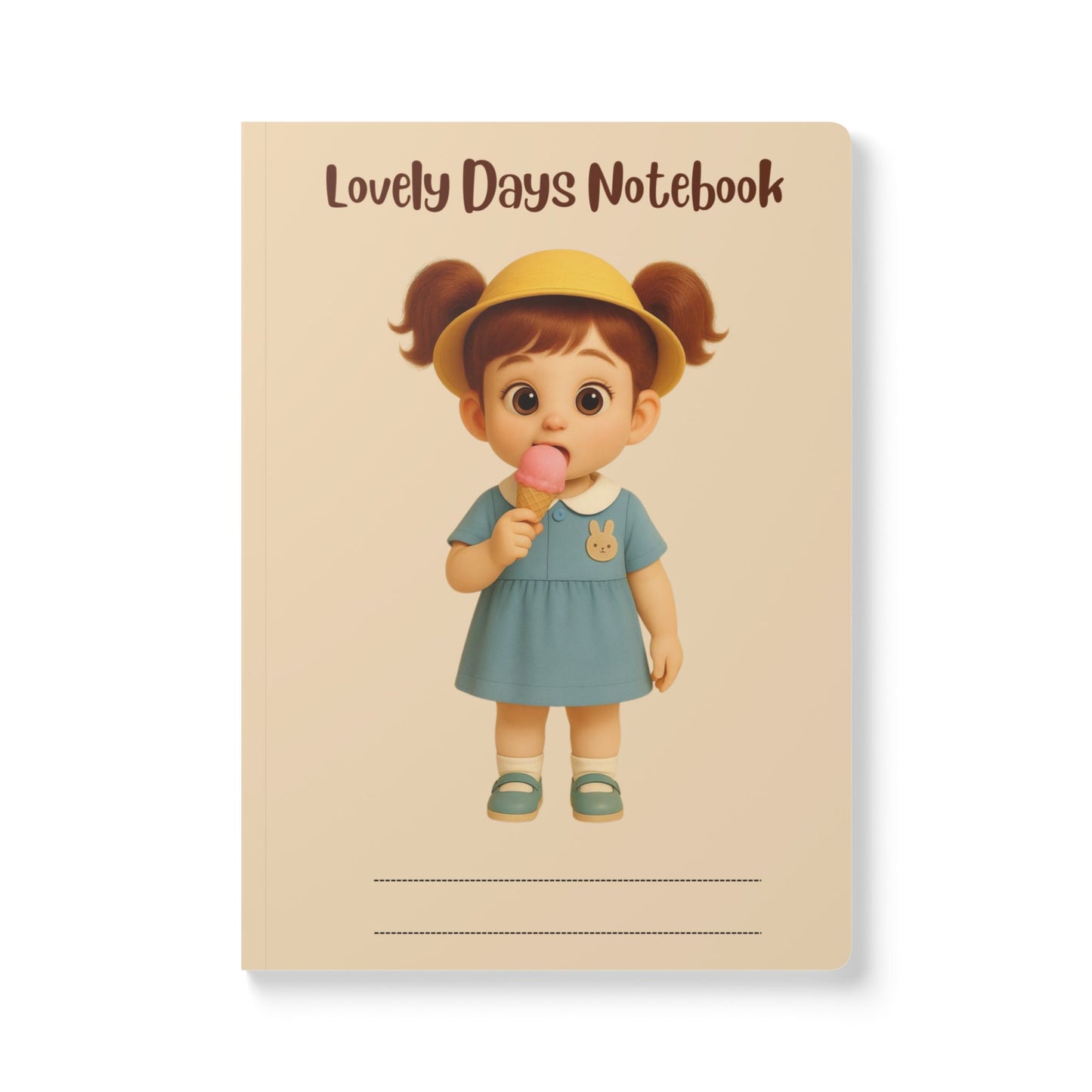 Cute Kids Journal – Adorable Softcover Notebook for Kids, School, Creative Writing, Lovely Days Gift