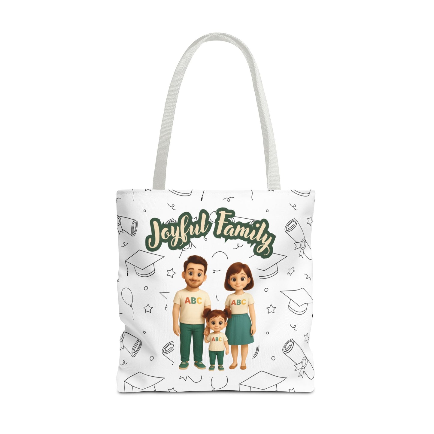 Joyful Family Tote Bag – Stylish, Durable & Customizable Gift