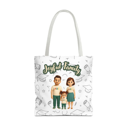 Joyful Family Tote Bag – Stylish, Durable & Customizable Gift